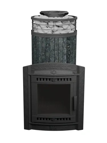 Печь банная "Атмосфера XL" Пироксенит ламель+сетка ПроМеталл фото 6