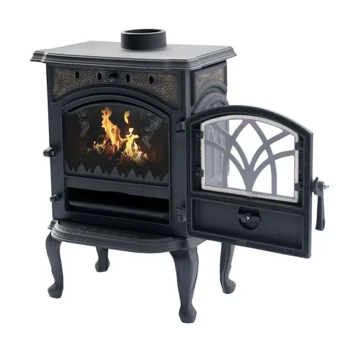 Печь отопительная чугунная " Сибирь 7 " со стеклом  фото 4