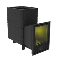 Печь банная " Фаворит " 15 Д - 1 со стеклом 320х320, ( под бак 35 л или теплообменник )