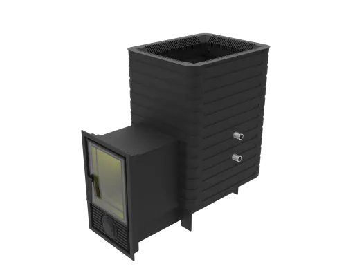 Печь банная " Фаворит " 24 Д - 2 со стеклом 230х270 ( под бак 35 л или теплообменник ) фото 2