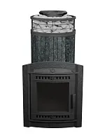 Печь банная "Атмосфера XL" Пироксенит ламель+сетка С ТОННЕЛЕМ ПроМеталл