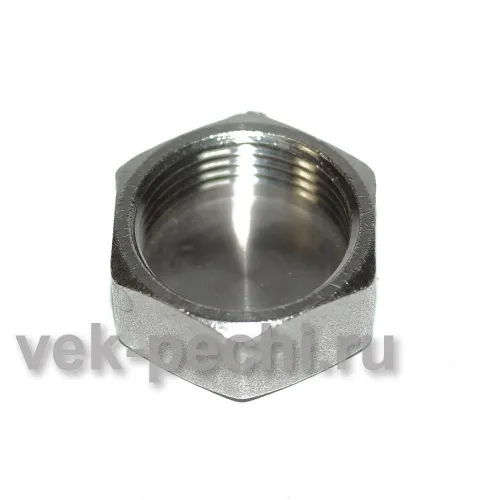 Заглушка внутрен. резьба латунь никелиров. Lavita FC 3/4 (500шт.уп.)