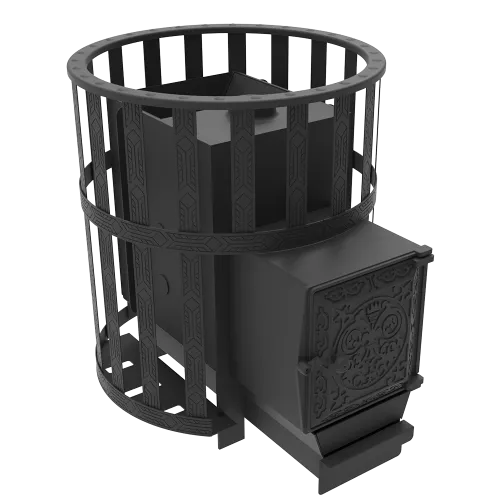 Печь банная " Викинг " 24 дверка ДТ-4 (сетка )