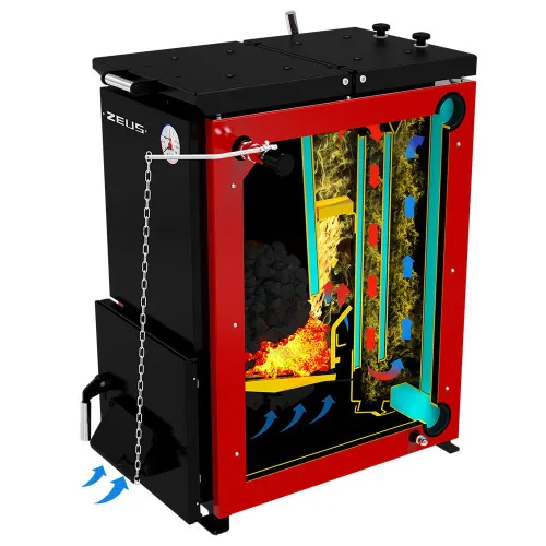 Котел отопительный ZEUS 80 кВт  (ТЭНБ 12кВт/380-отдельно) до 800 кв.м. фото 2