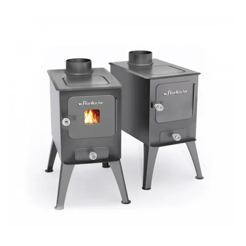 Печь отопительная Стокер Садовая 50 ( стекло 80*80 )  Ермак 