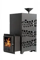 Печь банная " Камчатка - 10 " ЗК, стекло, сталь 3 мм, Сибирь