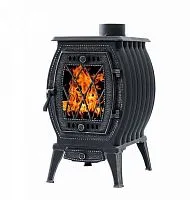 Печь отопительно - варочная чугунная " Сибирь 10 ПМЧ " со стеклом