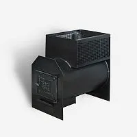 Печь банная из трубы, 6 мм Радуга 26 Б - под навесной бак сзади (бак приобретается отдельно 50/60 л)