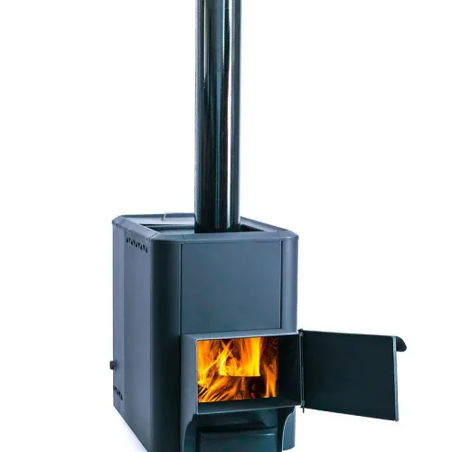 Печь банная "Сибирь" 10-20 куб.м. со встроенным баком 50л  сталь 6 мм фото 2