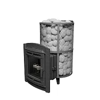 Печь банная "Атмосфера L" сетка нержавейка с газовой горелкой ПроМеталл   шртих... 3729