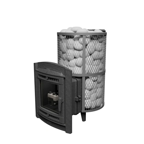 Печь банная "Атмосфера L" сетка нержавейка с газовой горелкой ПроМеталл   шртих... 3729