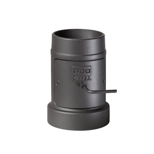 Стартовый дымоход 115-136 с ревизией и шибером ПроМеталл  штрих...5220