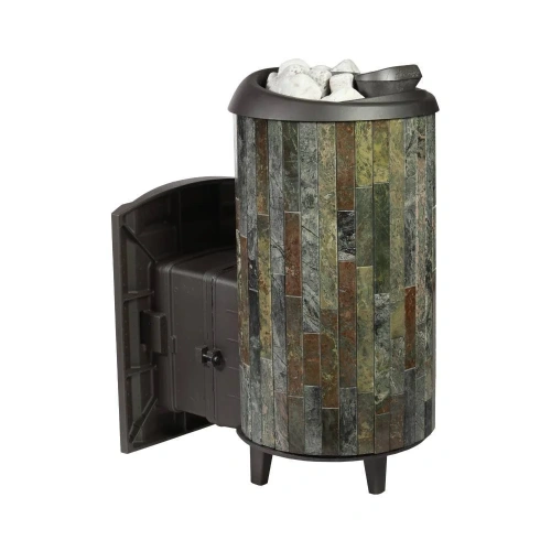 Печь банная "Атмосфера L" в ламелях "Жадеит" ПроМеталл фото 6