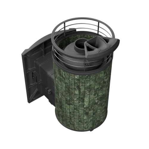 Печь банная "Атмосфера L" Змеевик ламель+сетка с газовой горелкой ПроМетал фото 7