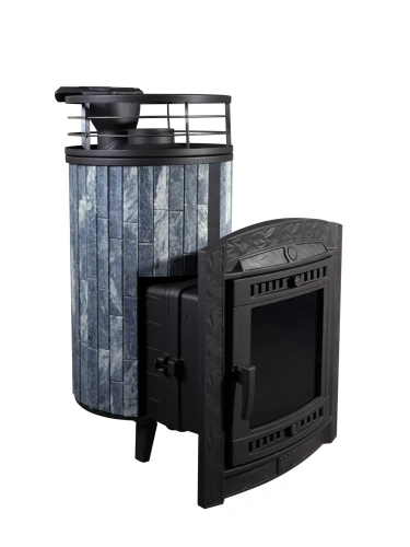 Печь банная "Атмосфера L" Талькохлорит ламель+сетка ПроМеталл