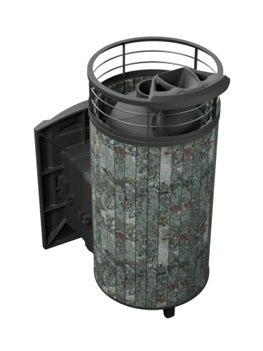 Печь банная "Атмосфера XL" Жадеит ламель+сетка ПроМеталл фото 5