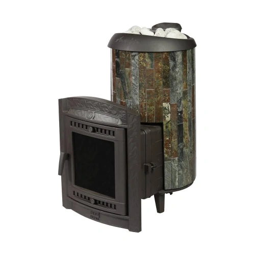 Печь банная "Атмосфера XL" в ламелях "Жадеит" ПроМеталл фото 6