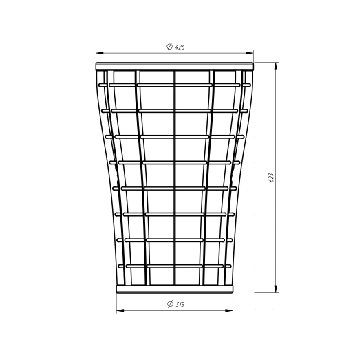 Сетка-каменка натрубная V ПроМеталл фото 2