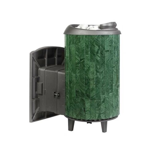 Печь банная "Атмосфера L" в ламелях "Верде Гватемала" ПроМеталл фото 6