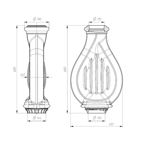Конвектор "Лира" 130М-115М (цв. черный чугун) ПроМеталл фото 3