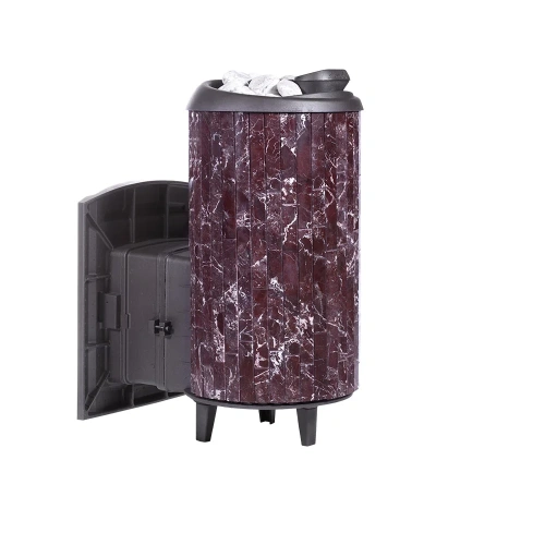 Печь банная "Атмосфера XL" в ламелях "Россо Леванто" ПроМеталл фото 6